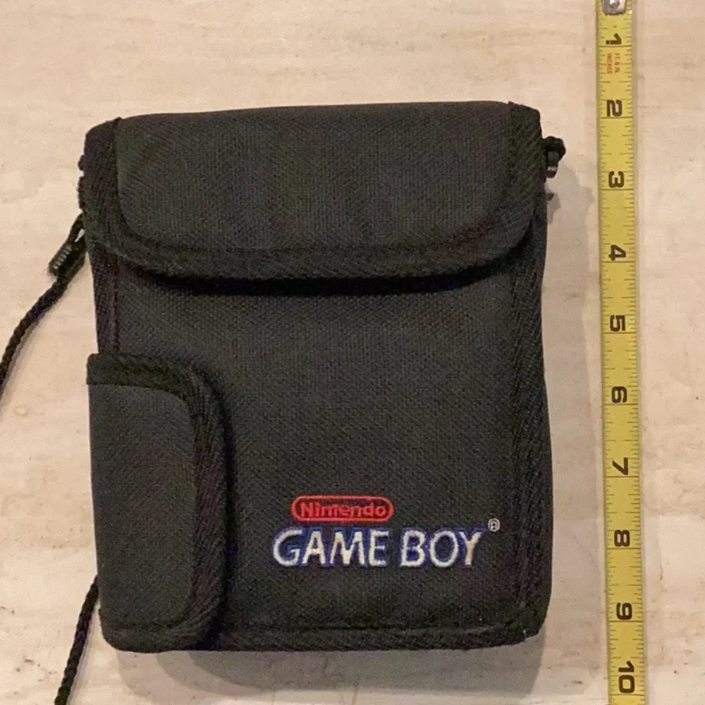Nintendo Game Boy Console Case Gameboy Carry Travel Carrying Black Strap Vintage
